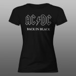 AC DC BLACK | muška i ženska majica (bela, crna, siva) - Image 5