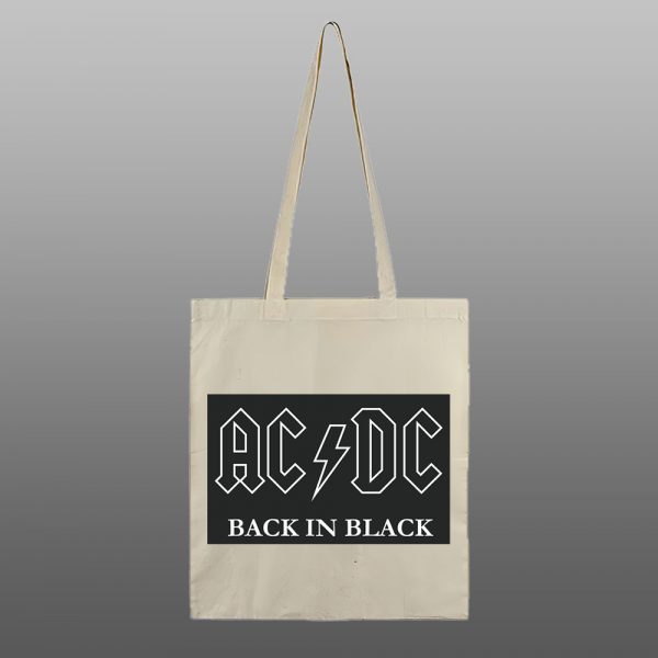 AC DC BLACK – beli/natur ceger sa štampom - Image 2
