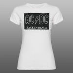 AC DC BLACK | muška i ženska majica (bela, crna, siva) - Image 4