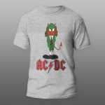 AC DC | muška i ženska majica (bela, crna, siva) - Image 3