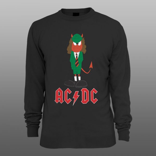 AC DC | muški i ženski duks (bela, crna, siva) - Image 2