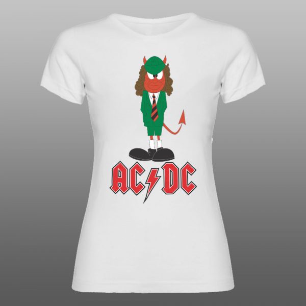 AC DC | muška i ženska majica (bela, crna, siva) - Image 4