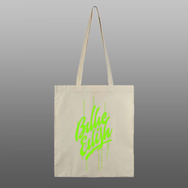 Bilie Eilish3 – beli/natur ceger sa štampom - Image 2