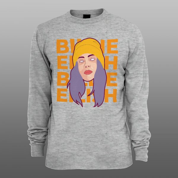 Billie Eilish1 | muški i ženski duks (bela, crna, siva) - Image 3