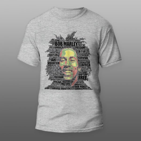 Bob Marley 2 | muška i ženska majica (bela, crna, siva) - Image 3