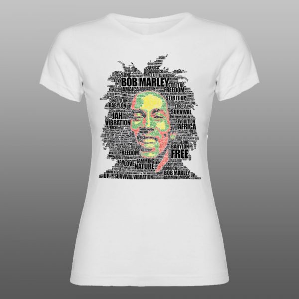 Bob Marley 2 | muška i ženska majica (bela, crna, siva) - Image 4