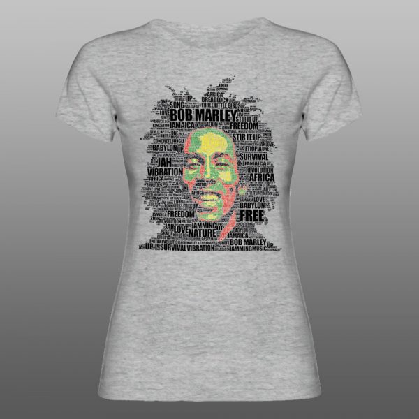 Bob Marley 2 | muška i ženska majica (bela, crna, siva) - Image 6