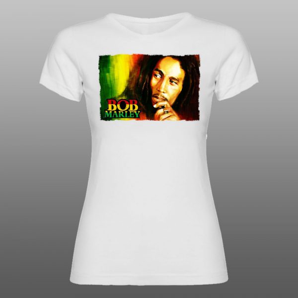 Bob Marley 4 | muška i ženska majica (bela, crna, siva) - Image 4