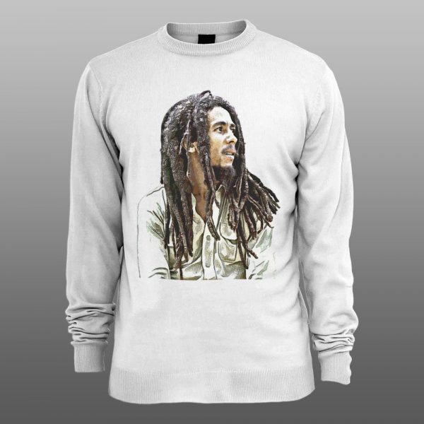 Bob Marley | muški i ženski duks (bela, crna, siva) - Image 3