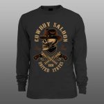 Cowboy sallon | muški i ženski duks (bela, crna, siva) - Image 2