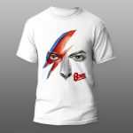 David Bowie3 | muška i ženska majica (bela, crna, siva)