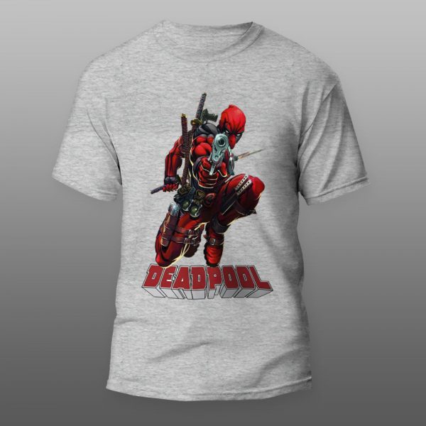 Deadpool 02 | muška i ženska majica (bela, crna, siva) - Image 3