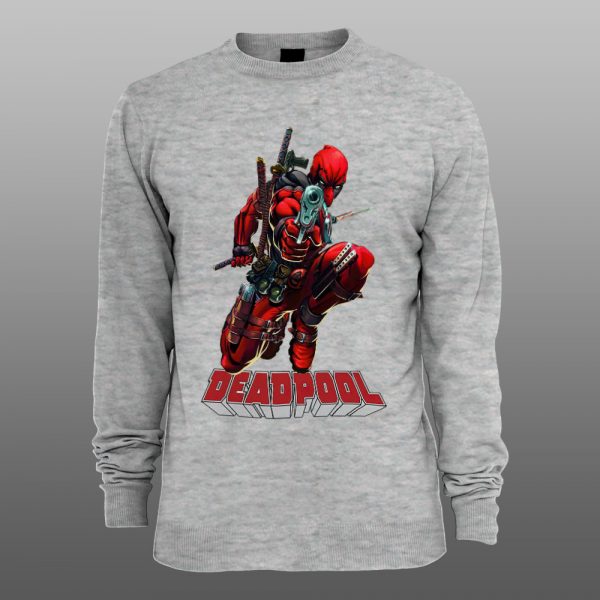 Deadpool 02 | muški i ženski duks (bela, crna, siva) - Image 3