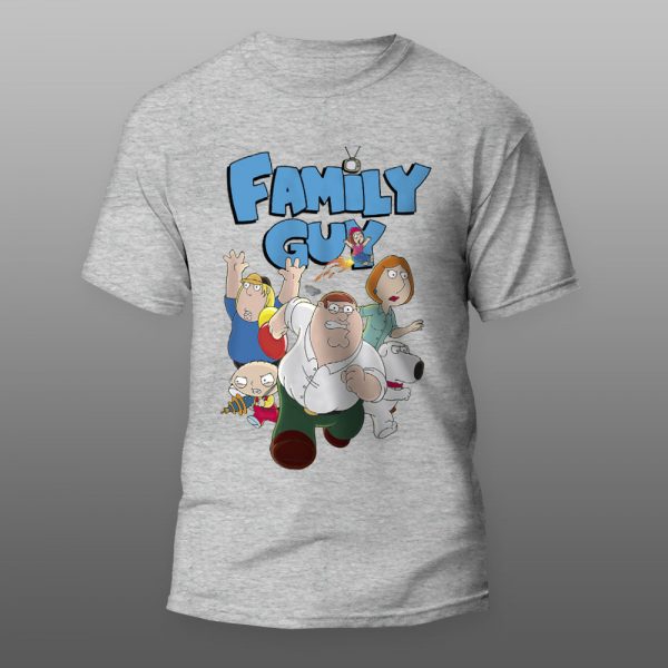 Family Guy1 | muška i ženska (bela, crna, siva) - Image 3