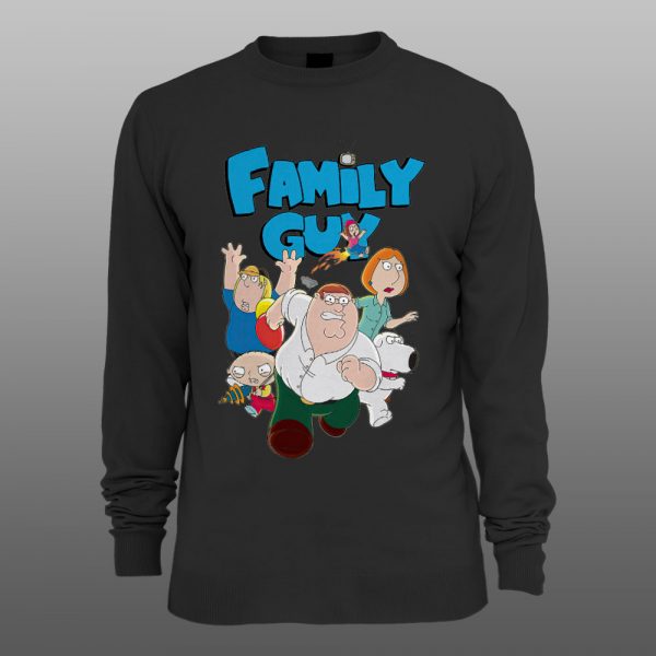 Family Guy 1 | muški i ženski duks (bela, crna, siva) - Image 2