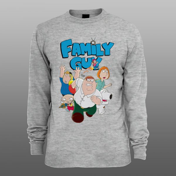 Family Guy 1 | muški i ženski duks (bela, crna, siva) - Image 3