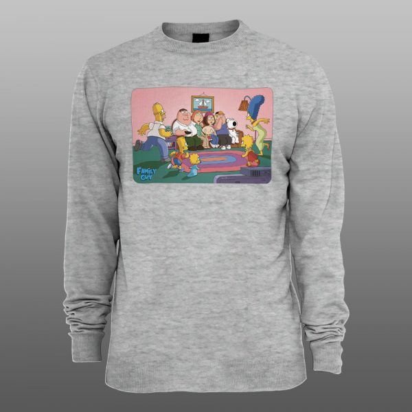 Family Guy 8 | muški i ženski duks (bela, crna, siva) - Image 3