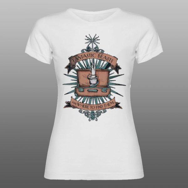 Fantastic Beasts 01 | muška i ženska majica (bela, crna, siva) - Image 4