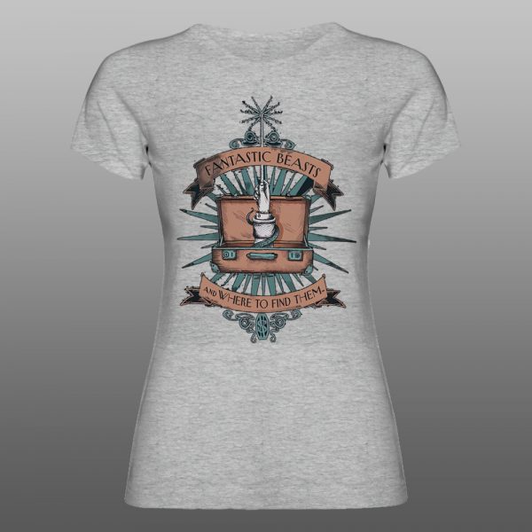 Fantastic Beasts 01 | muška i ženska majica (bela, crna, siva) - Image 6
