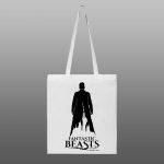 Fantastic Beasts – beli/natur ceger sa štampom