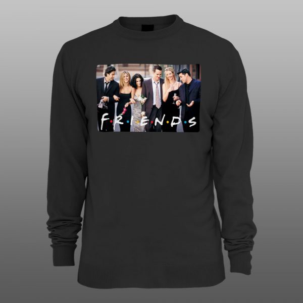 Friends 11 | muški i ženski duks (bela, crna, siva) - Image 2