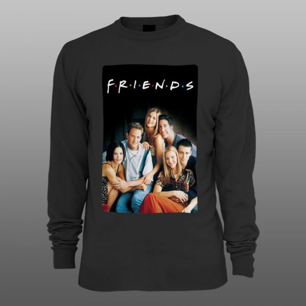 Friends2 | muški i ženski duks (bela, crna, siva) - Image 2