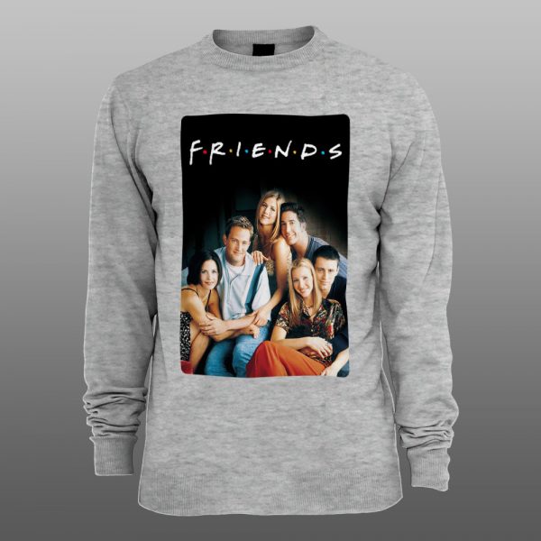 Friends2 | muški i ženski duks (bela, crna, siva) - Image 3