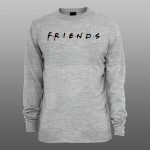 Friends9 | muški i ženski duks (bela, crna, siva) - Image 2