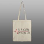 Grey's Anatomy2 – beli/natur ceger sa štampom - Image 2