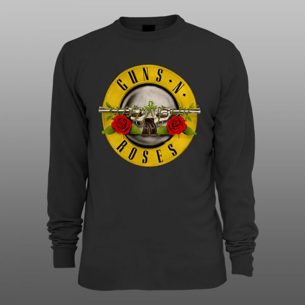 Guns and Roses | muški i ženski duks (bela, crna, siva) - Image 2