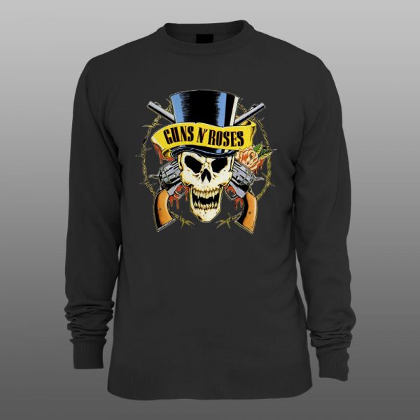 Guns and Roses2 | muški i ženski duks (bela, crna, siva) - Image 2