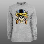 Guns and Roses2 | muški i ženski duks (bela, crna, siva) - Image 3