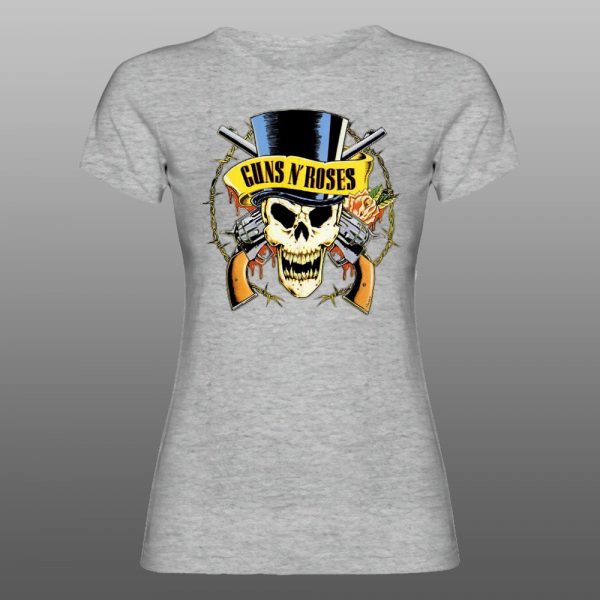 Guns and Roses2 | muška i ženska majica (bela, crna, siva) - Image 6