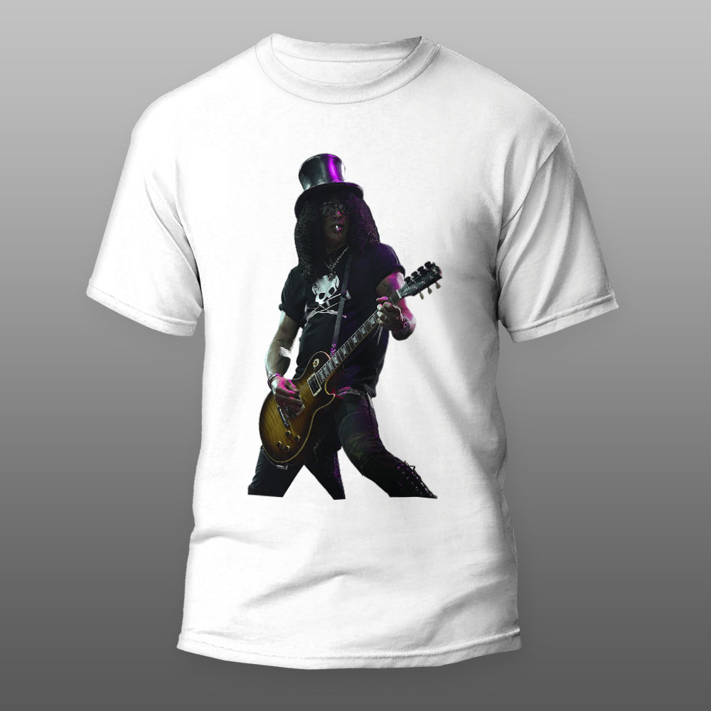Guns-and-Roses6-muska-bela-majica Guns and Roses6 | muška i ženska majica (bela, crna, siva) - Image 1