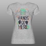 Hands go here | muška i ženska majica (bela, crna, siva) - Image 2