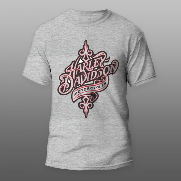 Harley-Davidson 1 | muška i ženska majica (bela, crna, siva) - Image 3