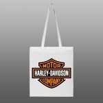 Harley-Davidson logo – beli/natur ceger sa štampom