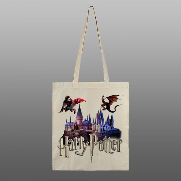 Harry Potter 60 – beli/natur ceger sa štampom - Image 2