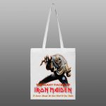Iron Maiden1 – beli/natur ceger sa štampom