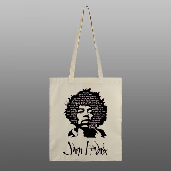 Jimi Hendrix 5 – beli/natur ceger sa štampom - Image 2