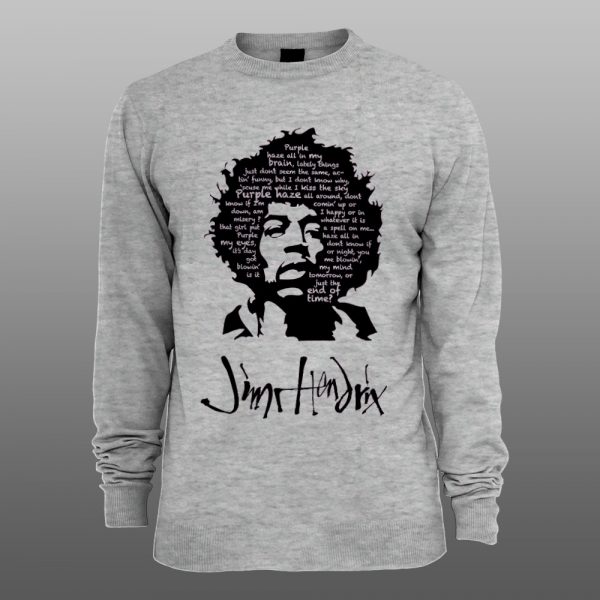 Jimi Hendrix 5 | muški i ženski duks (bela, crna, siva) - Image 2