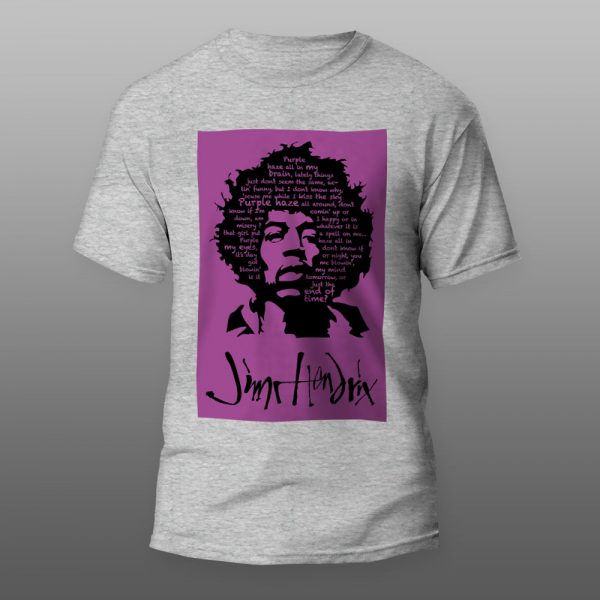 Jimi Hendrix 6 | muška i ženska majica (bela, crna, siva) - Image 3