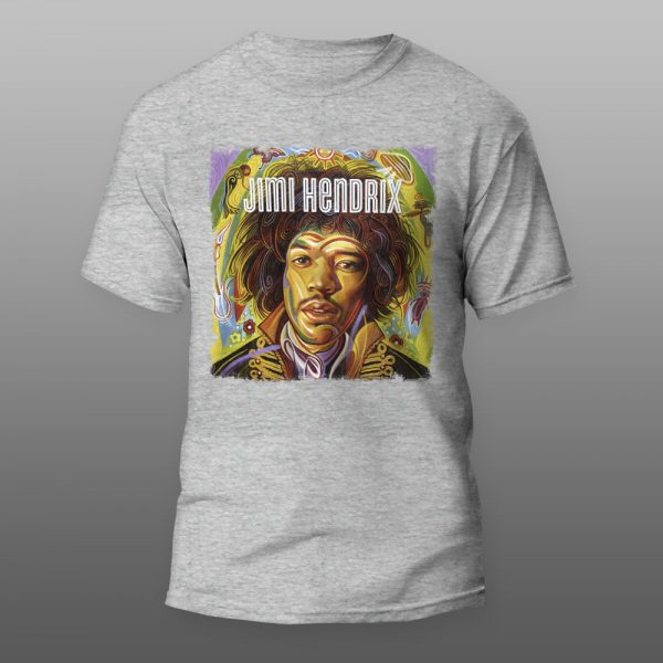 Jimi Hendrix | muška i ženska majica (bela, crna, siva) - Image 3