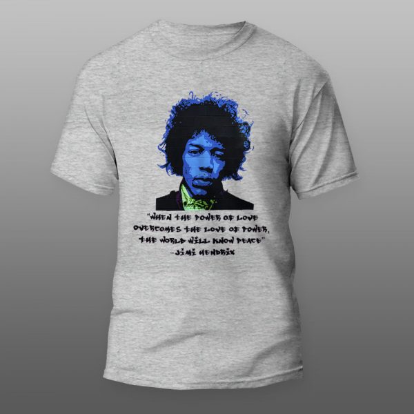 Jimi Hendrix1_1 | muška i ženska majica (bela, crna, siva) - Image 2