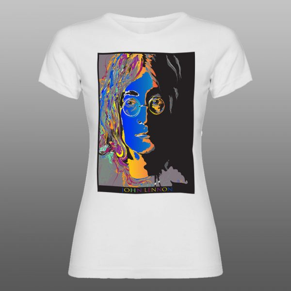John_Lennon1 | muška i ženska majica (bela, crna, siva) - Image 4