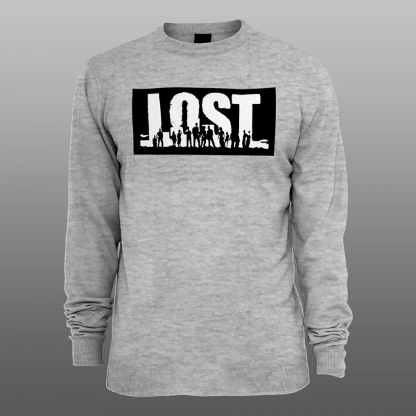 Lost1 | muški i ženski duks (bela, crna, siva) - Image 2