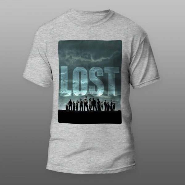 Lost7 | muška i ženska majica (bela, crna, siva) - Image 3