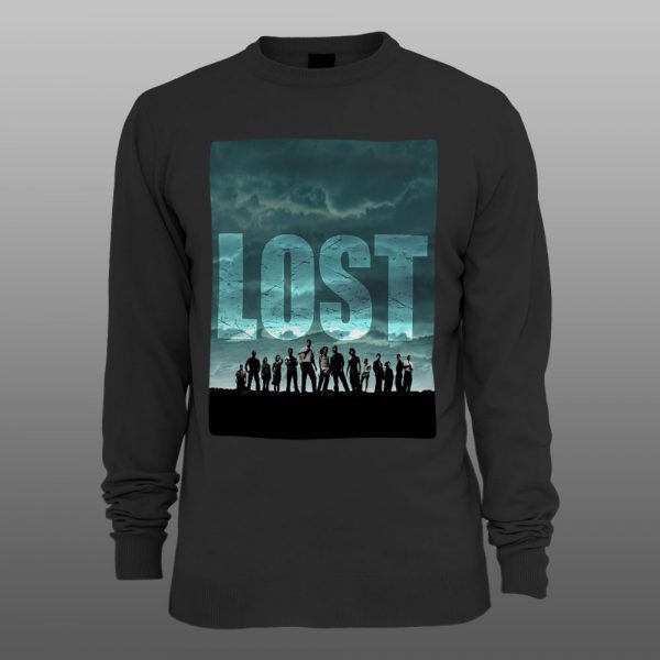 Lost7 | muški i ženski duks (bela, crna, siva) - Image 2