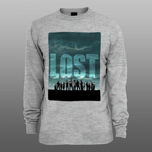 Lost7 | muški i ženski duks (bela, crna, siva) - Image 3