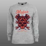 Motor repair | muški i ženski duks (bela, crna, siva) - Image 3